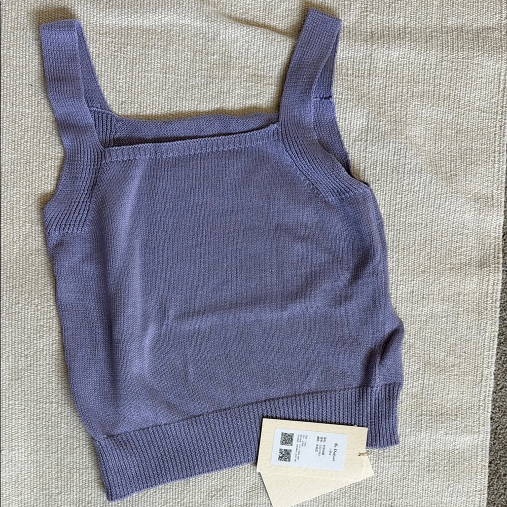 Purple Knit Women's Top